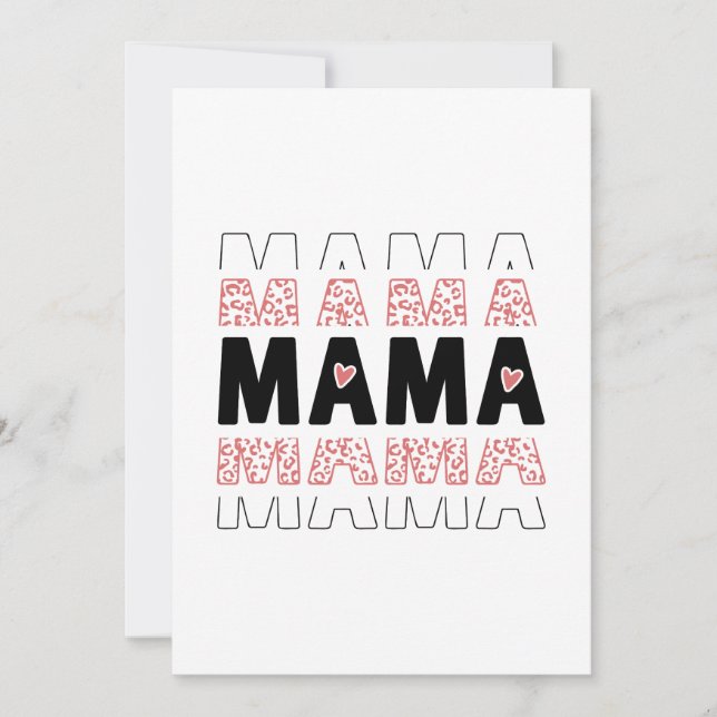 MAMA Word Design – Stylish Gift Idea (Vorderseite)