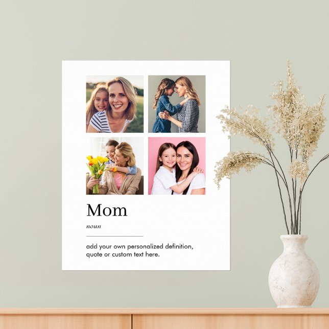 Mama Wörterbuch - Definition - FotoCollage Poster (Von Creator hochgeladen)