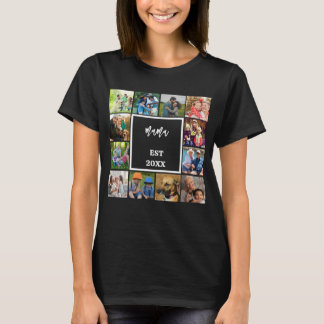Mama wurde in | Foto der Neuen Mütter T-Shirt