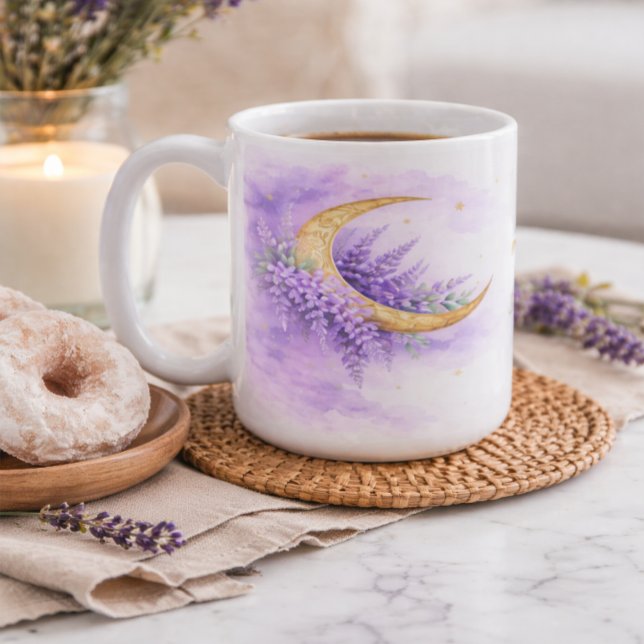 Mama You Are Pure Magic Lavender Moon Gift Mug Kaffeetasse (Von Creator hochgeladen)