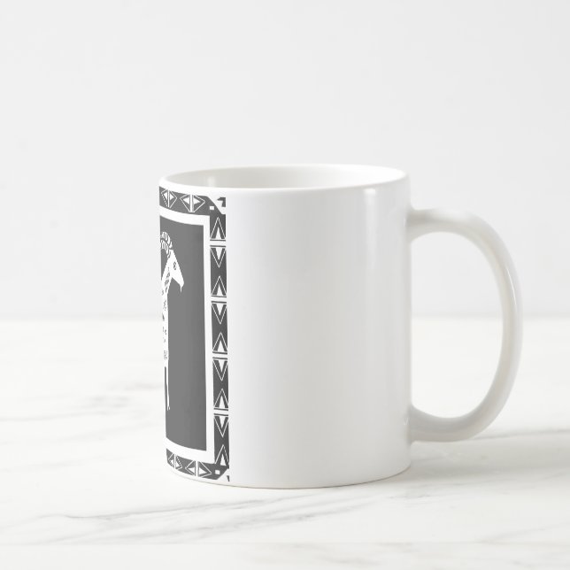 Mama-Ziege mit Baby Kaffeetasse (Rechts)