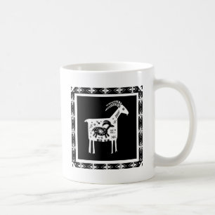Mama-Ziege mit Baby Kaffeetasse