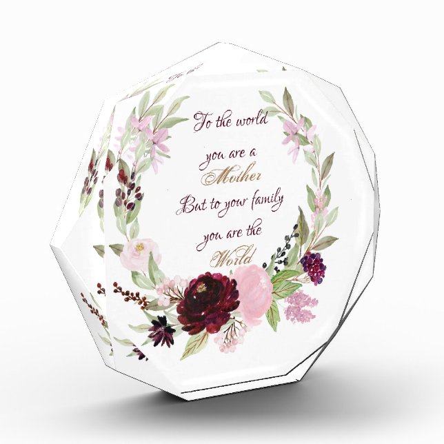 Mama Zitat Fotoblock (Links)