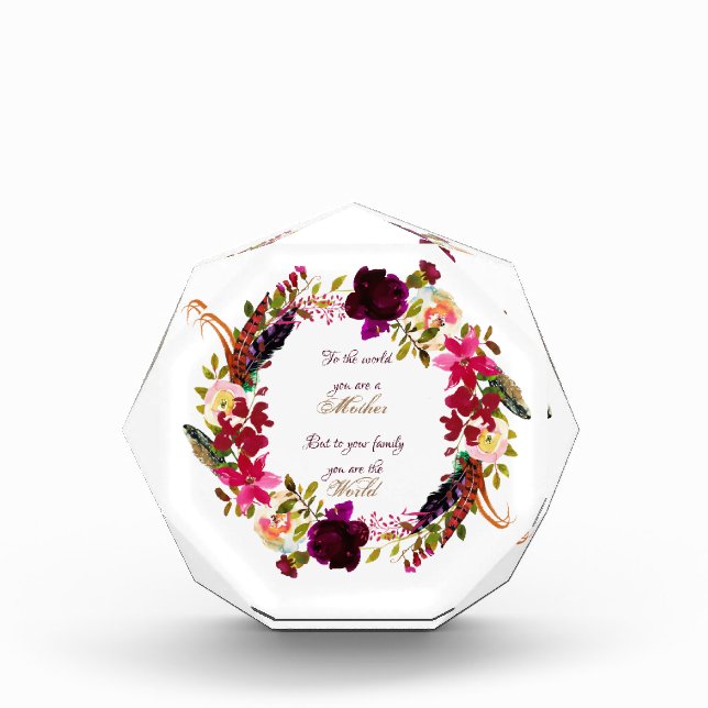 Mama Zitat Fotoblock (Vorderseite)