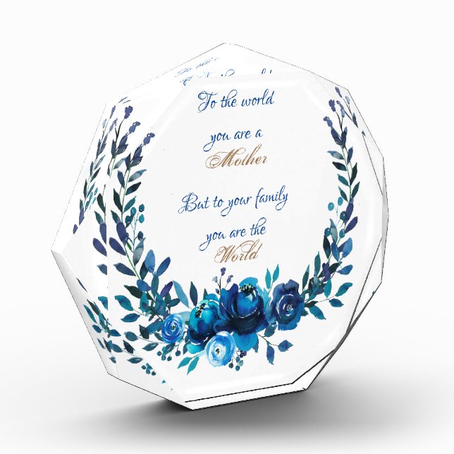 Mama Zitat Fotoblock (Links)