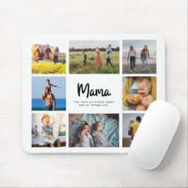 Mama Zitat Muttertag acht FotoCollage Mousepad