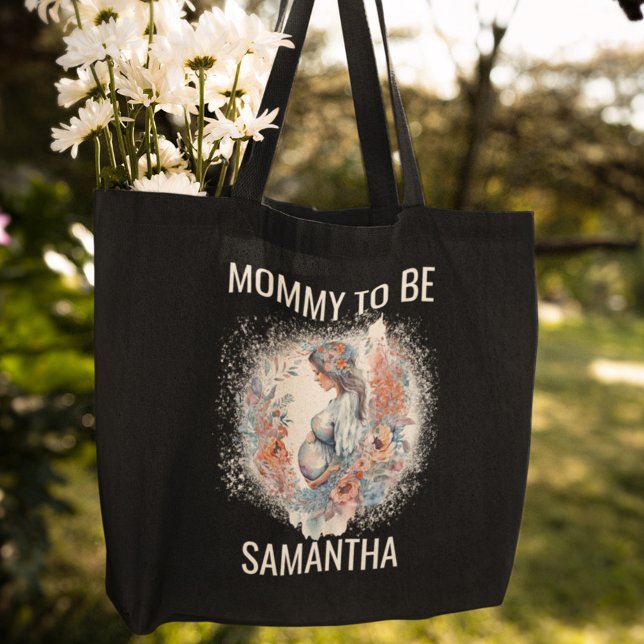 Mama zu Blumenwasser Muttertag Tasche (Von Creator hochgeladen)