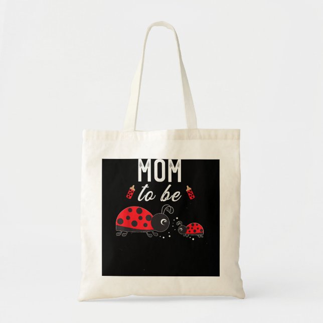 Mama zu Ladybug Babydusche Ladybug Mama Tragetasche (Vorne)