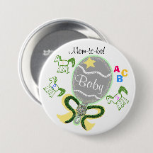 Mama zu sein Gelbsternpferde Rattle Baby Dusche