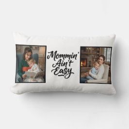 Mama zu sein ist nicht leicht Brush Script Zwei 2 Lendenkissen