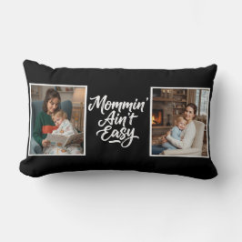 Mama zu sein ist nicht leicht Brush Script Zwei 2 Lendenkissen