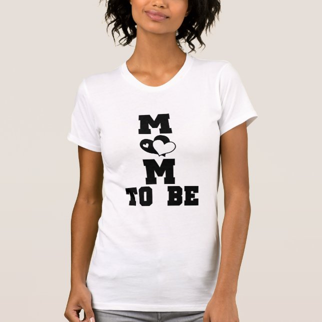 MAMA zu sein - Schwarzer Text T-Shirt (Vorderseite)