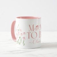 Mama zu werden blühende Babydusche neues Baby pink