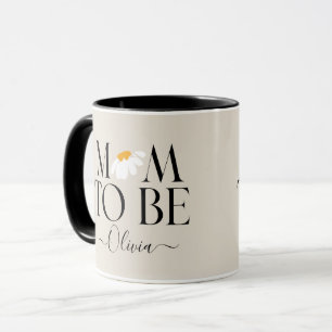 Mama zu werden Blütenbaby Dusche Neues Babygesche Tasse