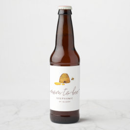 Mama zum Bienensiegel Bierflaschenetikett
