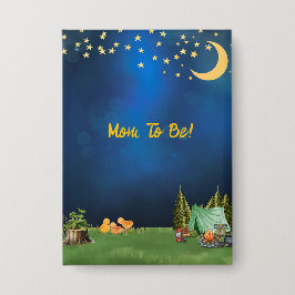 Mama zum Button für Camping Themed Kinderdusche