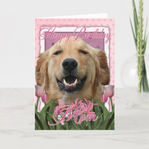 Mama zum Geburtstag - Golden Retriever - Mickey Karte