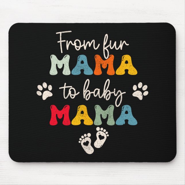 Mama zum Kindermüttertag Mousepad (Vorne)