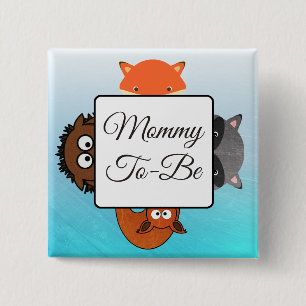 Mama, zum Knopffox-Waldthema zu sein Button
