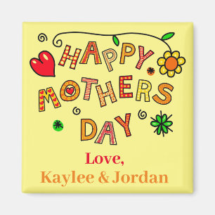 Mama zum Muttertag - die beste Liebe der Welt für  Magnet