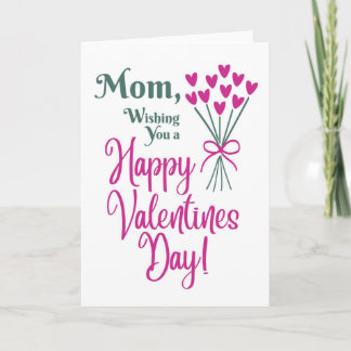 Mama zum Valentinstag Karte