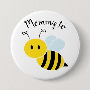 Mama zur Biene Button