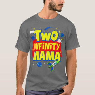 Mama zwei Unendlichkeiten und über die Geburtstags T-Shirt