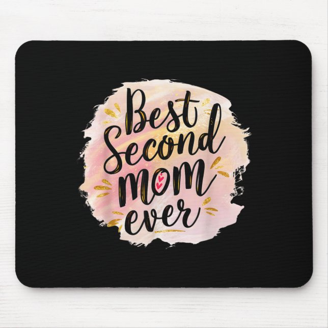 Mama zweite Mama überhaupt Muttertag  Mousepad (Vorne)