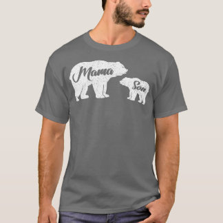 Mamabear Son Bear Baby Family Bear Baby Neugeboren T-Shirt