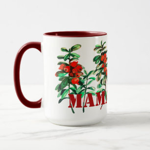 MAMABERRY mit roten Preiselbeeren Tasse