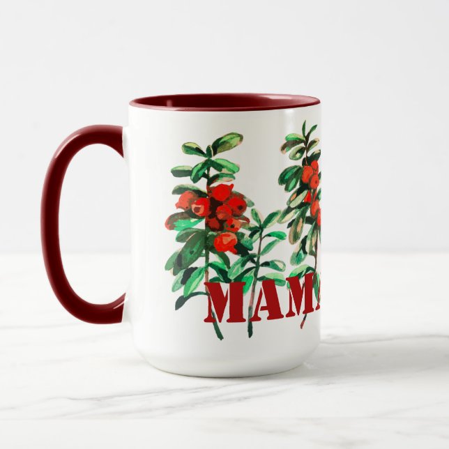 MAMABERRY mit roter Longonbeere Tasse (Links)