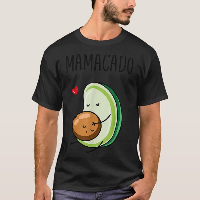 Mamacado Avocado Pregnant Mom Pregnancy Avo  T-Shirt (Vorderseite)