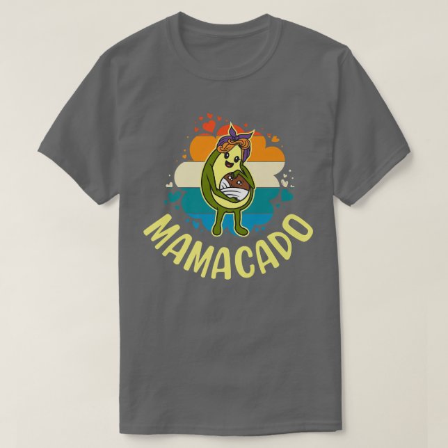 Mamacado, Frauenanvocado für Mädchen, Niedliche Ma T-Shirt (Design vorne)