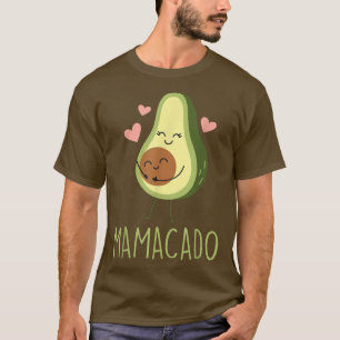 Mamacado Funny Avocado Mama Geschenke für Schwange T-Shirt