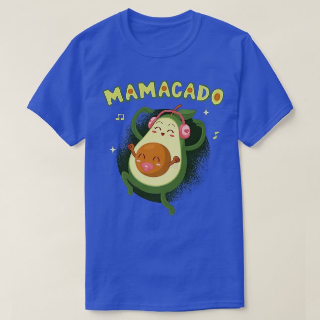 Mamacado Guacamoles Meican Cuisine Frucht Avocados T-Shirt (Design vorne)