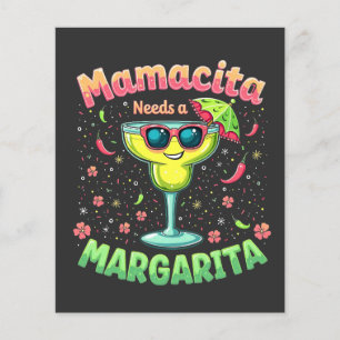 Mamacita benötigt ein Party von Margarita Cinco De Flyer