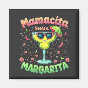 Mamacita benötigt ein Party von Margarita Cinco De Magnet
