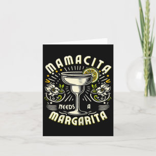 Mamacita benötigt einen Margarita Funny Cinco De M Karte