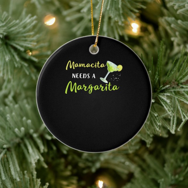 Mamacita braucht A Margarita Keramik Ornament (Baum)