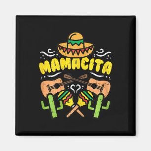 Mamacita Sombrero Cinco De Mayo Party Mexikanisch Magnet