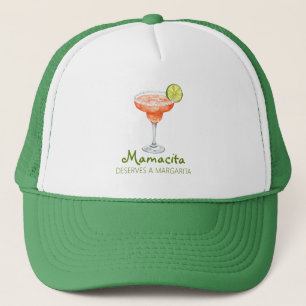 Mamacita verdient einen Margarita Strawberry Marg Truckerkappe
