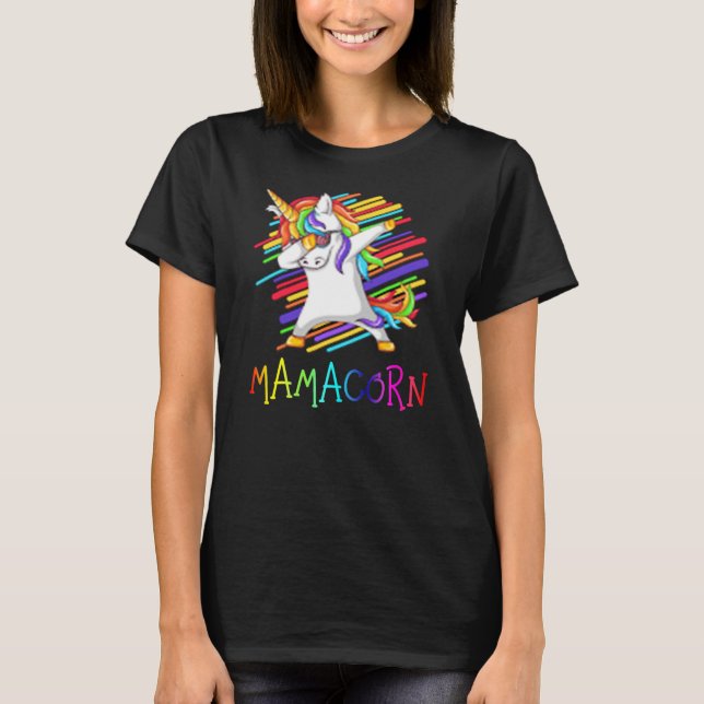 Mamacorn Mama Dabbing Museo Cantonale d'Arte T-Shirt (Vorderseite)