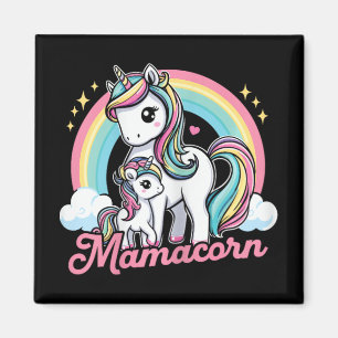 Mamacorn - Niedliche Einhornverkleidung Kostüme Ma Magnet