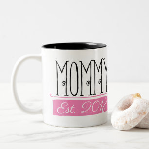 Mamaest-Geschenk-Tasse 2018 Zweifarbige Tasse