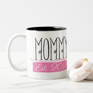 Mamaest-Geschenk-Tasse 2018 Zweifarbige Tasse