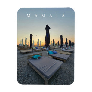 Mamaia Strand am Abend Kühlschrankmagnet Magnet
