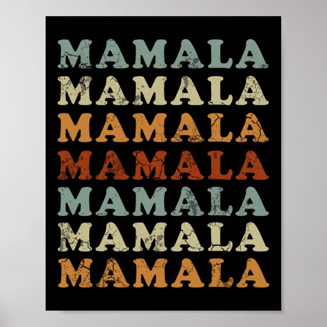 Mamala Kamala Harris 24 Demokrat Poster (Vorne)