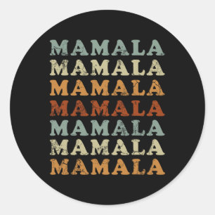 Mamala Kamala Harris &#';24 Demokrat Runder Aufkleber
