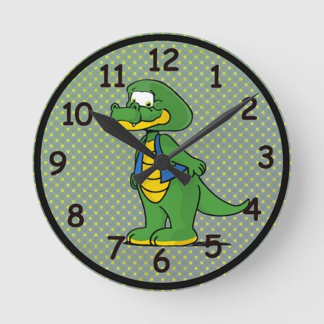 Mamamacanz Round Clock Runde Wanduhr (Vorderseite)