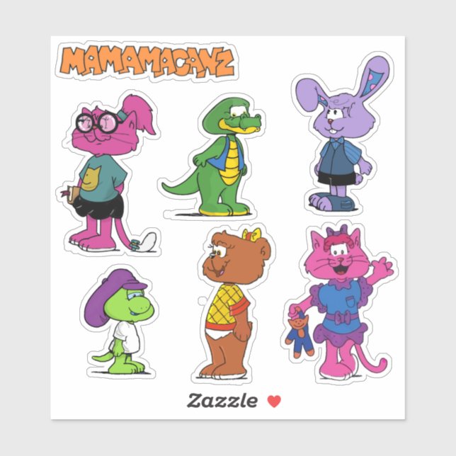 Mamamacanz Stickers Aufkleber (Blatt)